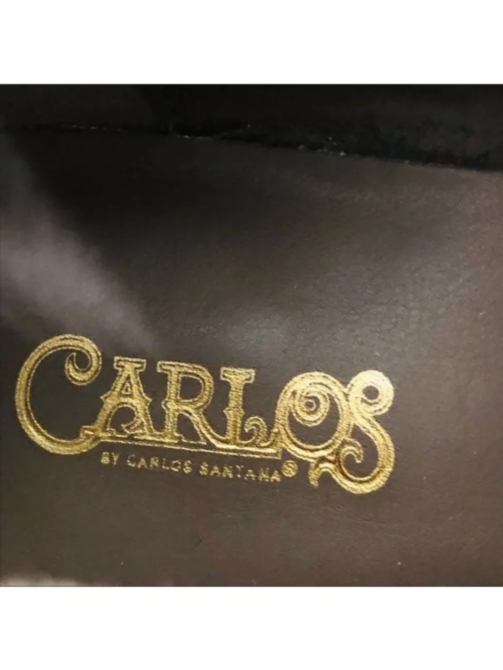 Carlos Santana Boots Leighton Womens Size 7.5 Ankle Booties Tan Suede